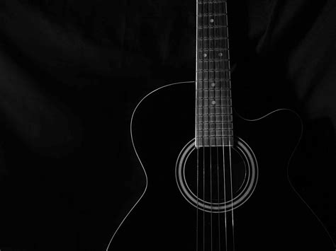 Black and White Guitar Wallpapers - Top Free Black and White Guitar Backgrounds - WallpaperAccess