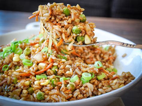 Indo Chinese Fried Rice (brown rice, vegan, gluten-free) - Honey, Whats Cooking