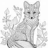 Fox Coloring Pages Printable Pdf sketch template