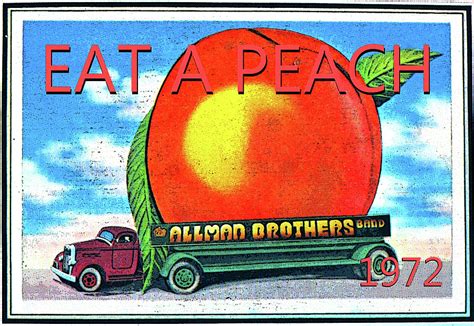 Eat a peach 1972 ABB Mixed Media by David Lee Thompson - Pixels Merch