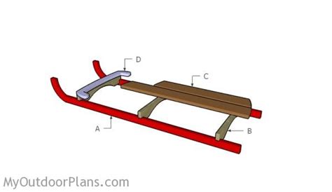 Wooden Sled Plans | MyOutdoorPlans