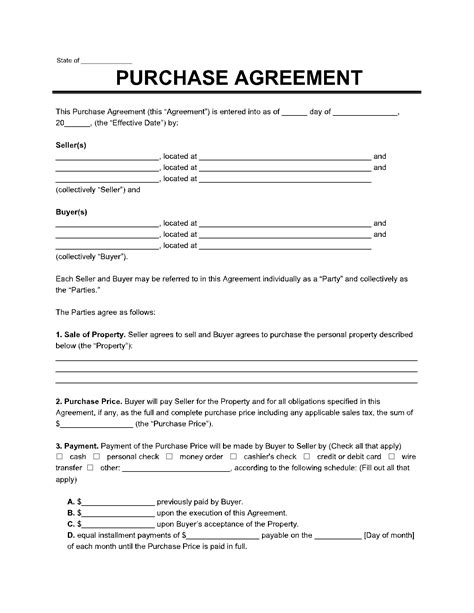 Purchase Agreement Addendum