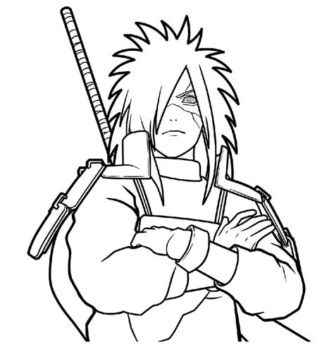 Madara Uchiha Naruto Coloring Page Naruto Sketch Drawing Madara | The Best Porn Website