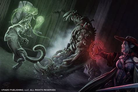 Bone Golem Battle by Akeiron on DeviantArt | Fantasy illustration ...