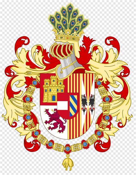 Habsburgo Espanha Brasão de armas Crest House of Habsburg, áustria ...