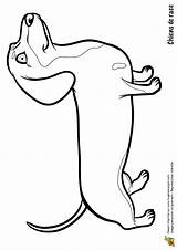 Weiner Dog Puppy Coloring Page – Artofit sketch template