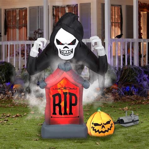 Animated Grim Reaper Halloween inflatable - town-green.com