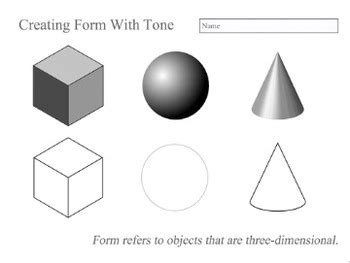 Teaching Tone & Shading Worksheets by The Arty Teacher | TpT