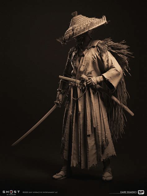 ArtStation - Ghost of Tsushima - Ryuzo , Emre Ekmekci | Samurai art ...