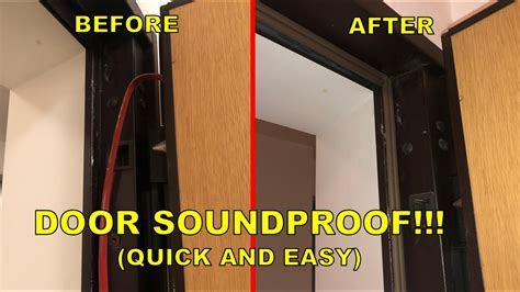 How to Soundproof a Door with Seal STRIP - YouTube