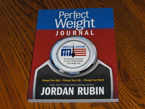 Perfect Weight Journal Jordan Rubin - Books