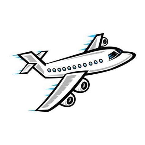 Airplane Flying Vector Icon | Шаблон баннера, Раскраски, Рисунки