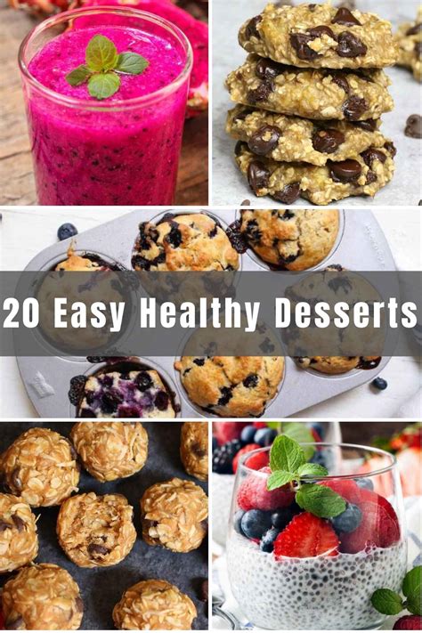 20 Easy Healthy Desserts (Best Dessert Recipes to Try) - IzzyCooking