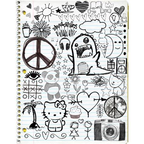 Cute Doodles in Notebook | this is what my my notebook always looked looked like in high school ...