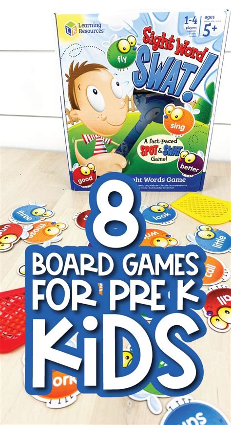 8 Fun Pre K Board Games For Kids