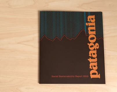 Patagonia Sustainability Report on Behance