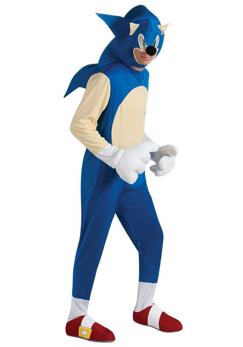 Adult Deluxe Sonic Costume