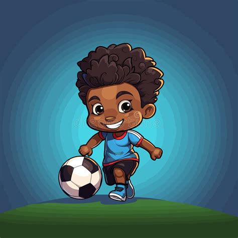 Soccer Player Hand-drawn Comic Illustration. Football Player. Vector Doodle Style Cartoon ...