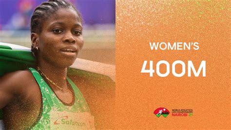 Women's 400m Final | World Athletics U20 Championships - YouTube