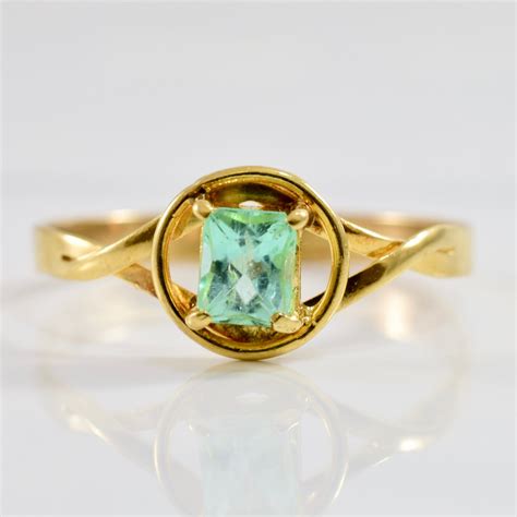 Green Beryl Ring | SZ 9.5 | – 100 Ways