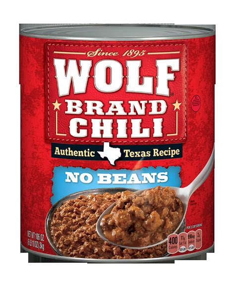 Wolf Brand Chili, Without Beans, 106 oz Can - Walmart.com