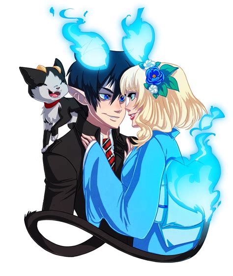 Kuro | Ao no Exorcist / Blue Exorcist | Rin and Shiemi | snowkatt101 ...