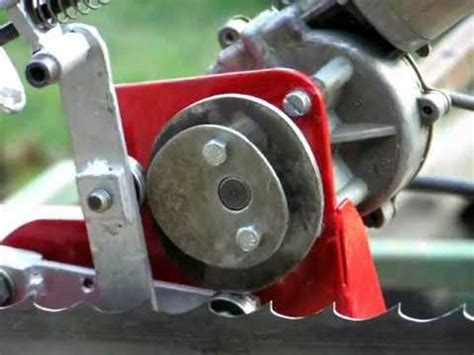 homemade bandsaw blade sharpener 2. version. - YouTube