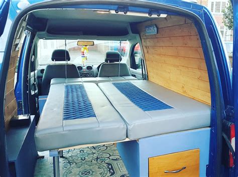 Caddy Camper – VW Caddy in the process of being converted to a camper for surf and travel ...