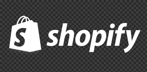 White Shopify Ecommerce Logo