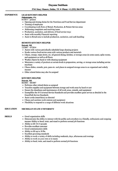 Resume Templates For Kitchen Worker - depression sprüche