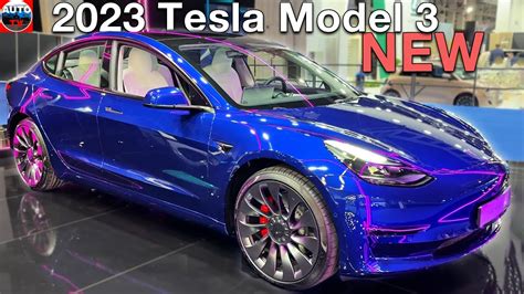 NEW 2023 Tesla Model 3 - Visual REVIEW interior, exterior - YouTube