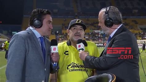 Diego Maradona Shuts Down In Bizarre Post Match Interview With ESPN ...