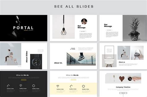 Portfolio Minimal Powerpoint – Free Presentations, Templates | pixelify.net