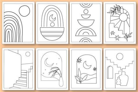 Boho Coloring Pages Printable