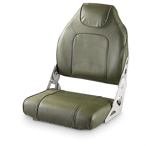 Deluxe Big Man High Back Boat Seat - 209460, Fold Down Seats at Sportsman's Guide