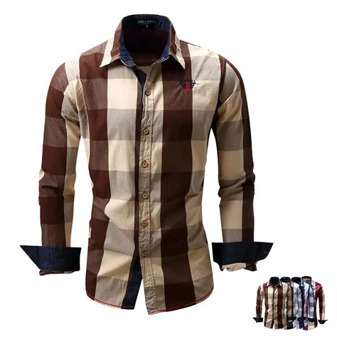 Aliexpress.com : Buy Men's shirt Long Sleeve Shirt Mens Dress Shirts Brand Casual Fashion ...