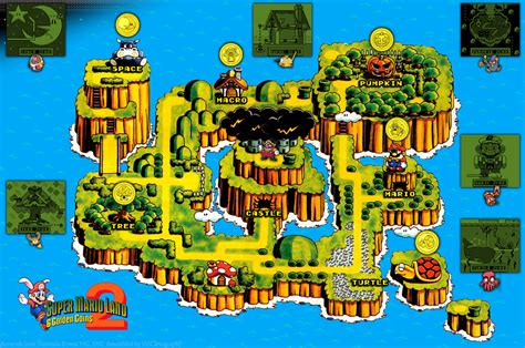 Super Mario Land 2 | World Map by VGCartography on DeviantArt