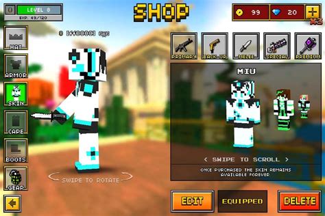 Pixel Gun 3D Custom Skins: Deadbine Master and Miu | Minecraft Amino