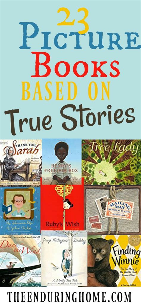 23 Fantastic Picture Books Based on True Stories to inspire kids