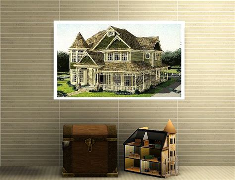 The Sims Resource - 3x1 Pictures of Victorian Style Houses by 7906569