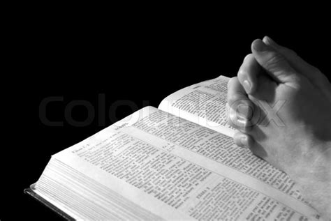 Hands on Bible | Stock image | Colourbox