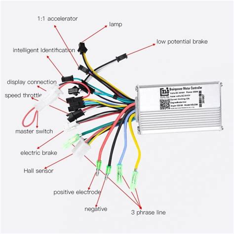 48 Volt 48v E Bike Controller Wiring Diagram