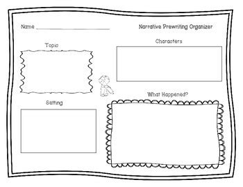 Prewriting Graphic Organizers by Agnew's Academic Area | TPT