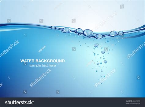 Water Background, Vector Illustration - 56535859 : Shutterstock