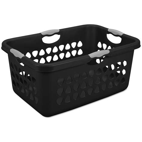 Sterilite 2 Bushel Ultra Black Laundry Basket - Walmart.com - Walmart.com