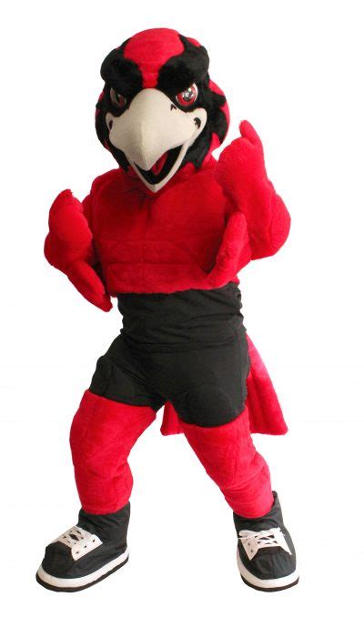 February 2019: Southeast Missouri State University - Rowdy the Redhawk - Mascots