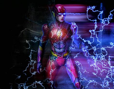 Ezra Miller as the Flash by El3vatedArt on DeviantArt