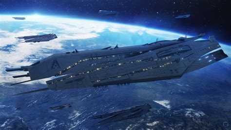 ArtStation - Mass Effect - Alliance fleet