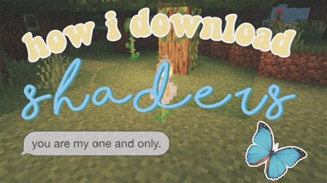 How I download shaders minecraft pe 🦋🦢 - YouTube