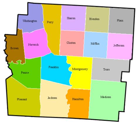 Map Of Franklin County Ohio - Zoning Map